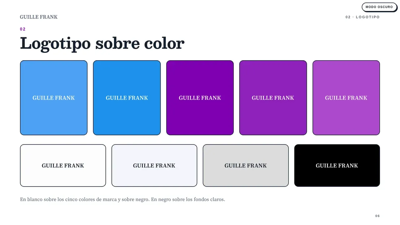Manual de identidad, página 6