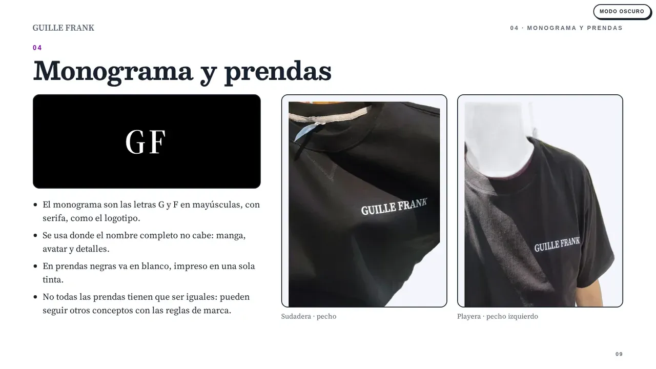 Manual de identidad, página 9