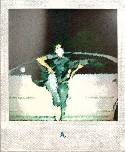 Imagen de Guille Frank con la leyenda "A"